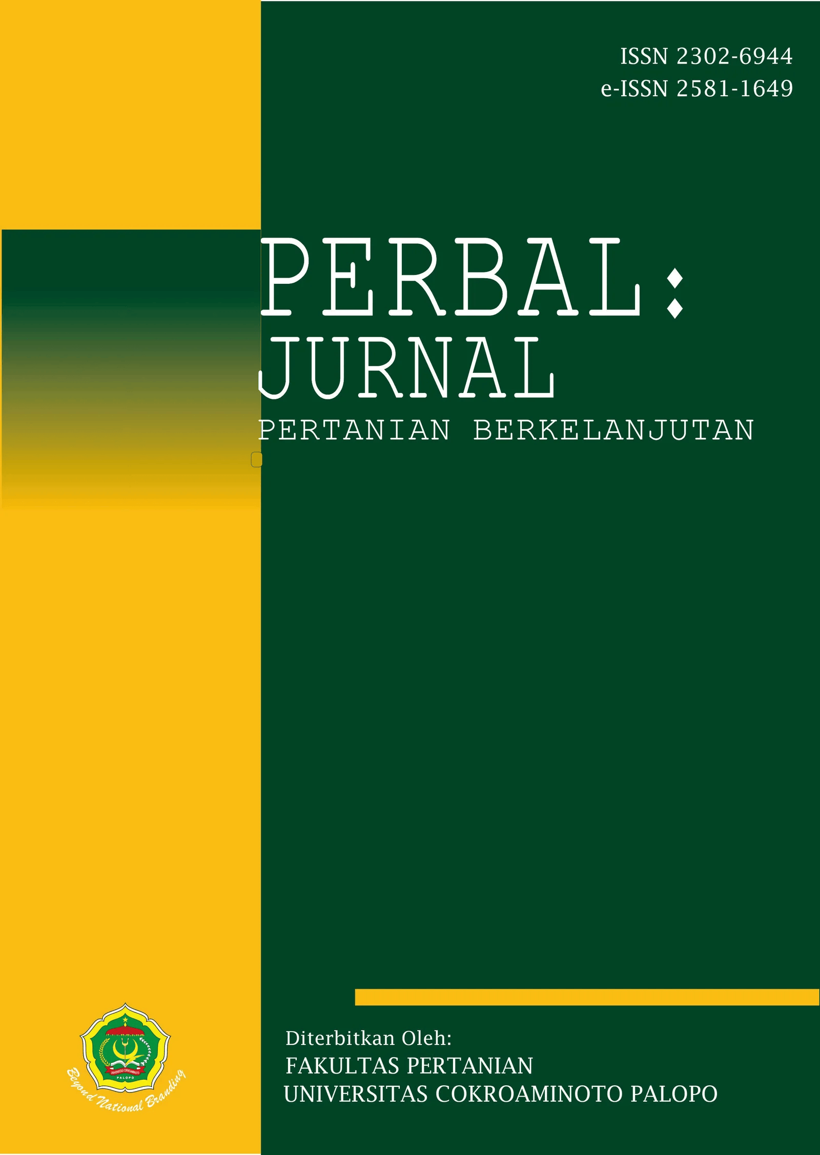 Perbal: Jurnal Pertanian Berkelanjutan